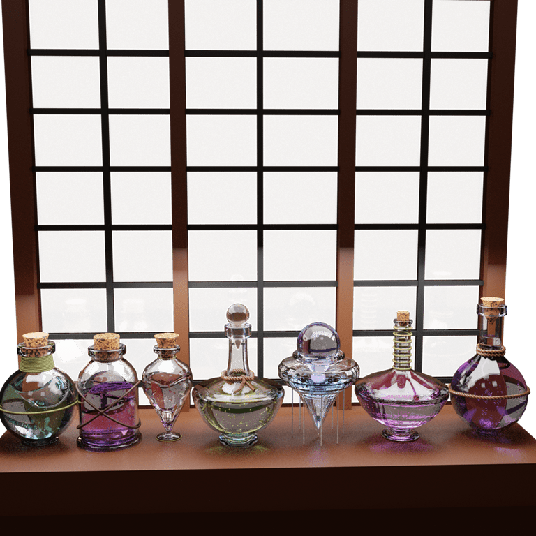 potion shelf Paris Seymour_ 'Volcano Lavafall'